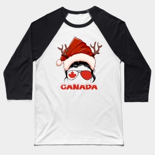 Canada girl, Canadian Christmas gift , Regalo Navidad Canada Baseball T-Shirt